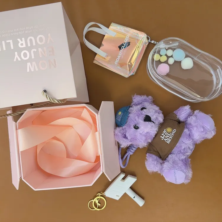 林俊杰JJ20演唱会周边同款有Bear来迷你小熊胖宝娃娃公仔挂饰玩具