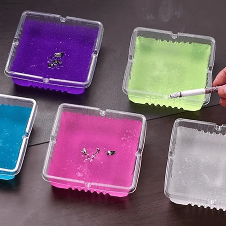 一次性烟灰缸家用客厅清新灭烟沙环保防飞灰办公室免洗烟缸除烟味