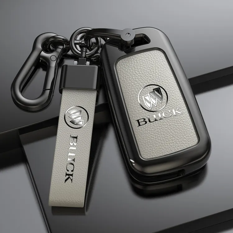 别克英朗专用钥匙套老款君越机械钥匙折叠君威昂科拉胖头鱼包壳扣