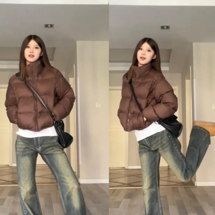 2025年新款棉服女冬短款宽松小个子外套肯豆风韩版棉衣加厚棉袄潮