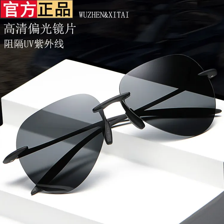 高清变色太阳镜偏光防紫外线护眼轻盈舒适时尚简约潮流通用墨镜商品图