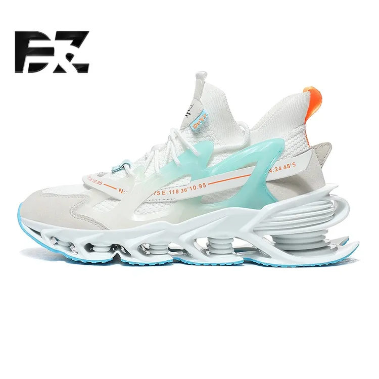 刀锋战士男士时尚百搭情侣透气潮鞋跑步网面鞋子减震休闲春季