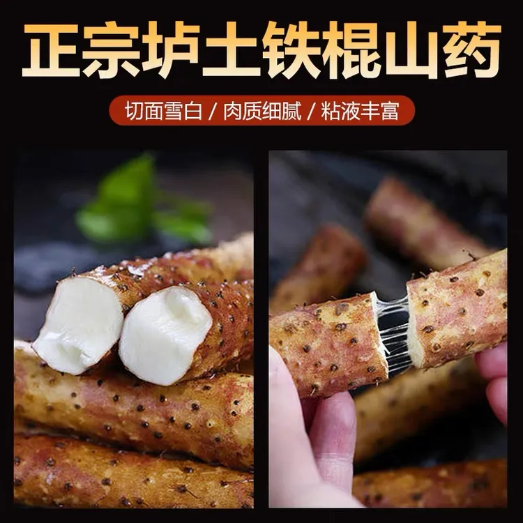 正宗河南温县垆土铁棍山药新鲜采挖 四大怀药之一 【怀山药】