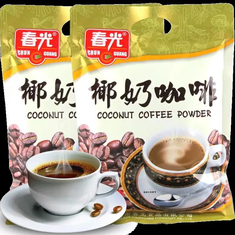 海南特产即饮椰奶咖啡粉产品密封360g椰香冲饮料包邮