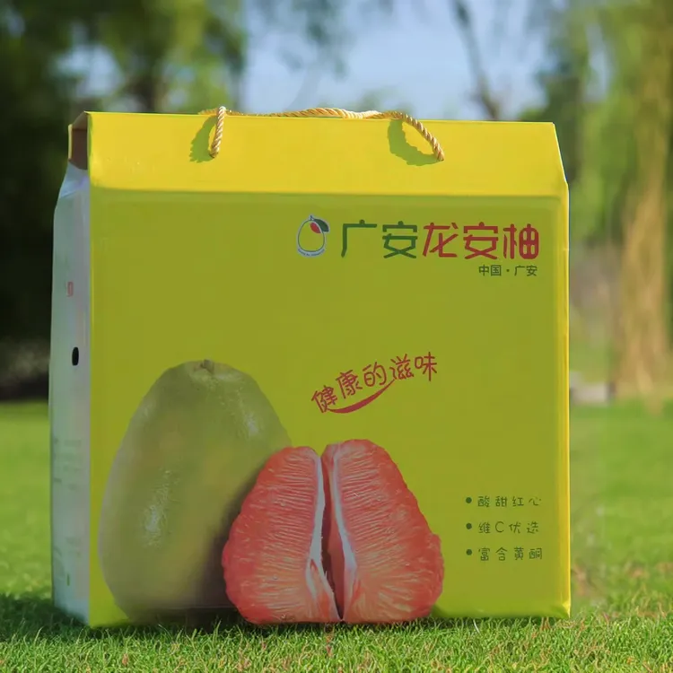 【礼盒装】四川广安正宗龙安柚 当季柚子 红心文旦柚  4个装