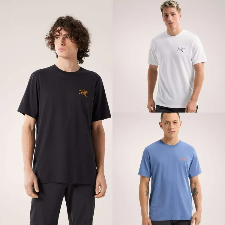 ARC'TERYX/始祖鸟ARC'MULTI BIRD LOGO男士透气耐磨柔软T恤