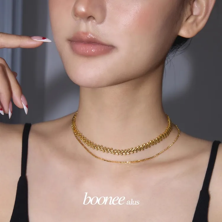 【可儿专属】boonee alus 高级感双层叠戴ins百搭项链时尚法式