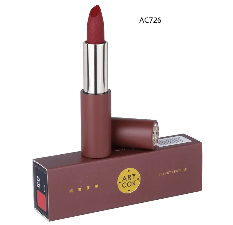 ART COK埃客丝缎哑光口红不脱妆雾面大牌替代色唇膏网红款橙橘色