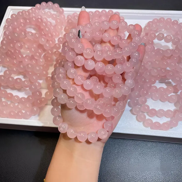 【聚恩】马粉粉水晶手链手串女款可爱百搭轻奢闺蜜(多样性发其一)