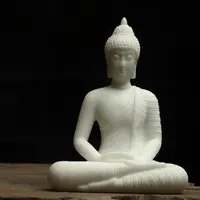 白云石雕刻释迦摩尼佛(9/6/12)茶空间摆件鱼缸造景盆景造景茶宠