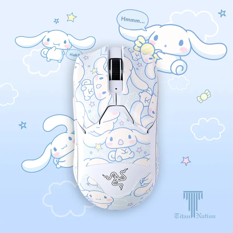 泰坦国度雷蛇适用于毒蝰v2pro泰坦皮鼠标防滑贴蝰蛇巴塞利斯蛇贴