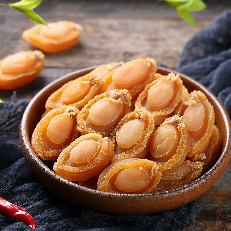 大连自然淡晒鲍鱼干货100头鲍鱼干煲汤粥佛跳墙广东靓汤食材直播