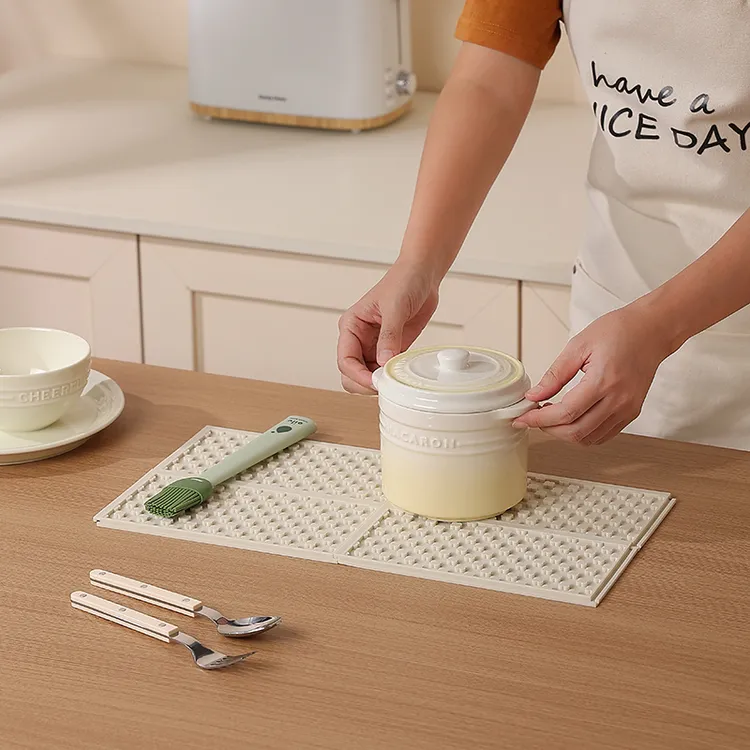 可拼接台面防烫沥水垫隔热垫锅垫案板防滑桌垫超大沥水杯垫吧台垫