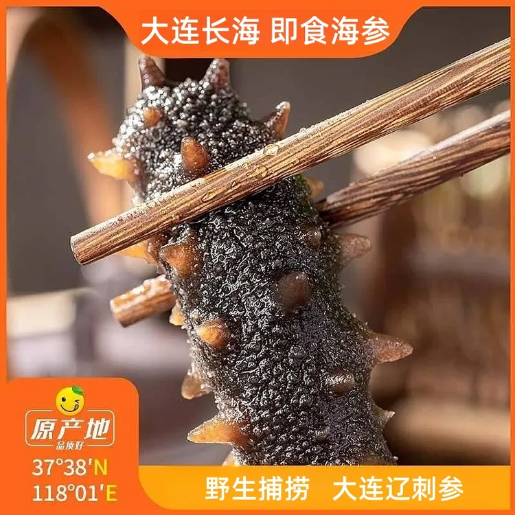 辰颐严选大连即食海参300g*2袋营养丰富优选鲜活品质产地独立包装