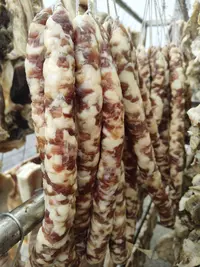 金寨黑毛猪稍肥原味腊肠(山货臻选)