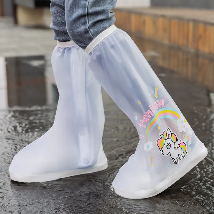 儿童雨鞋6-12岁上学专用防水防滑加厚耐磨雨靴幼儿园3-6岁鞋套