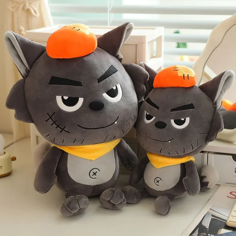 新品可爱灰太狼毛绒玩具公仔喜羊羊与灰太狼动画片呆萌布娃娃玩偶