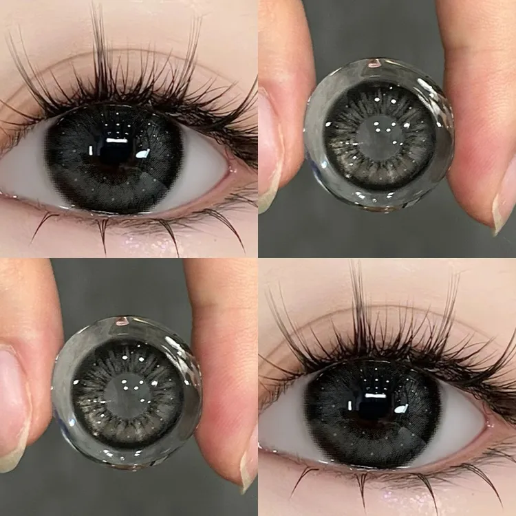 OVOLOOK雾面雪山美瞳迷人深邃感半年抛自然水润隐形眼镜大直径