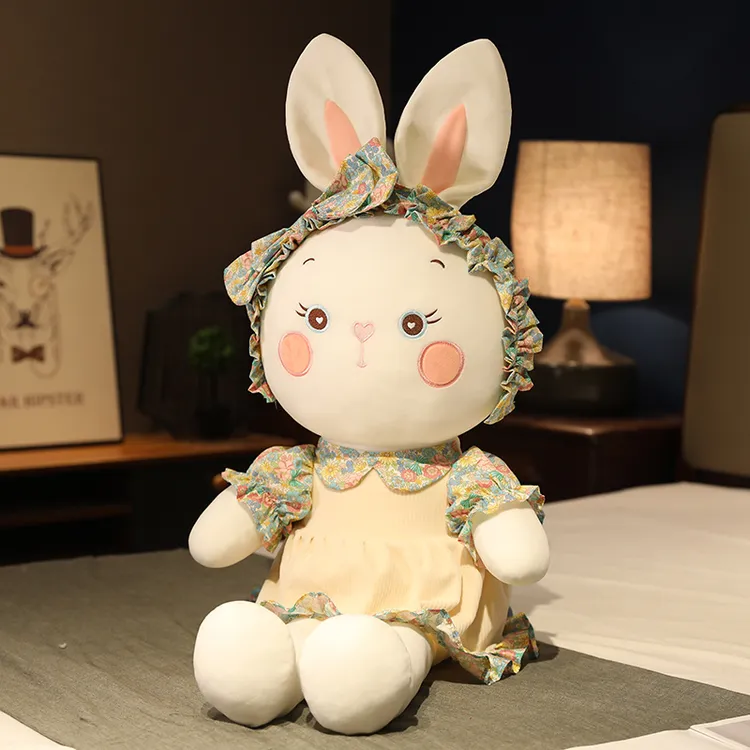 小兔子毛绒玩具抱枕女生睡觉抱生日礼物女孩公仔床上大玩偶布娃娃