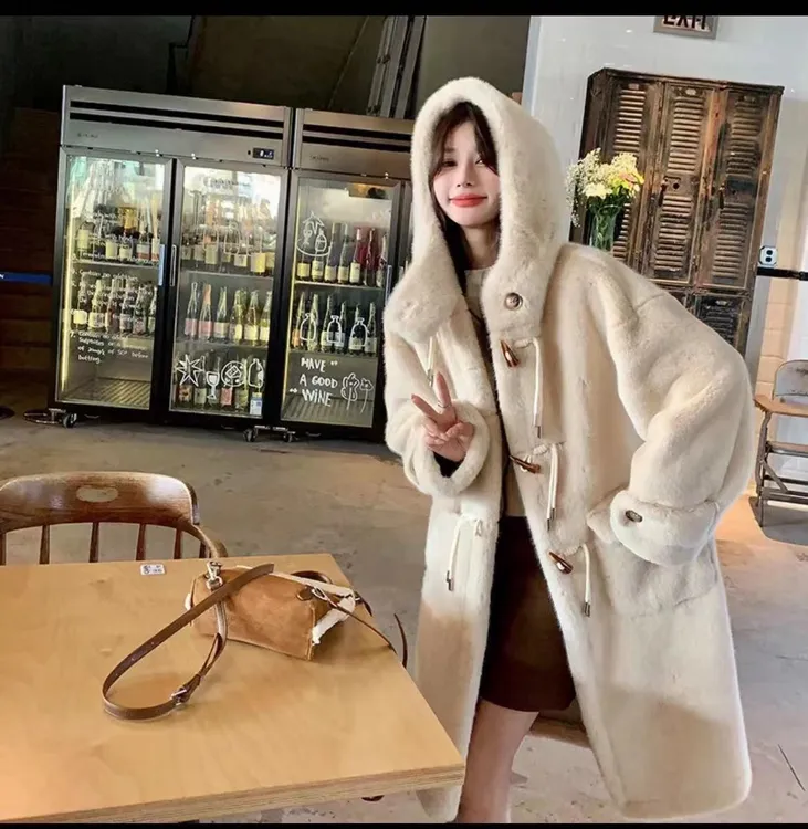 【48小时发货】曦瑶牛角扣款时尚欧货外套