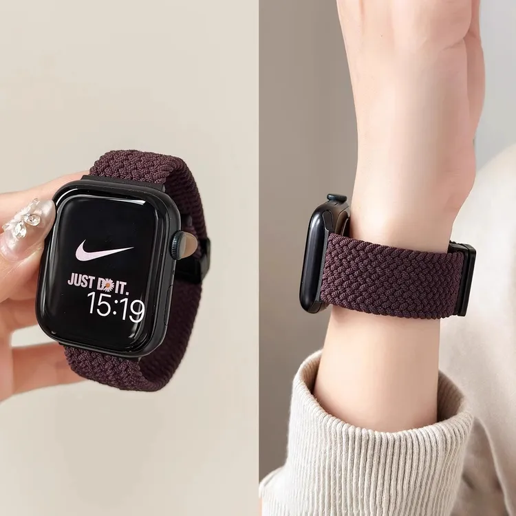 编织尼龙磁吸扣oppowatch3/2/X/4pro/3pro手表表带新款运动se适用