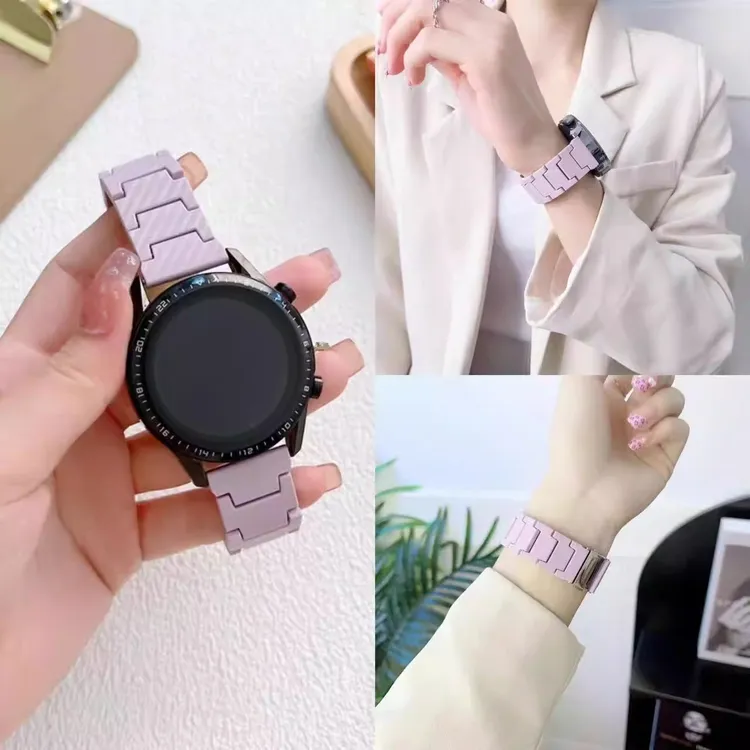 碳纤维树脂GT6华为watch54手表带高级GT54男女fit4运动3pro夏适用