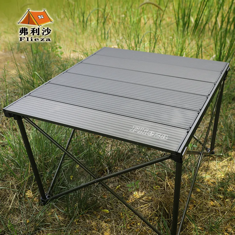 便携户外折叠桌铝合金便携式升降可调节轻量化露营蛋卷桌野餐桌子