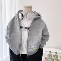 男童外套春秋装2025新款宝宝连帽卫衣开衫中小童韩版男宝宝外套