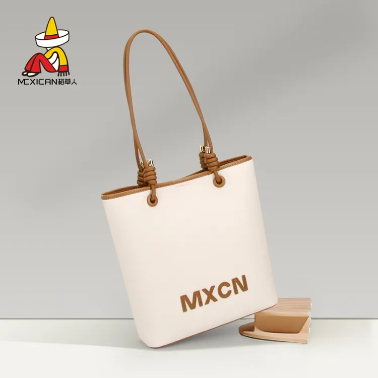 稻草人女包通勤包包2025新款托特包小众设计高级感大容量单肩包