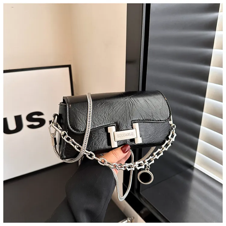 2024新款网红时尚时尚夏季小众复古韩版简约小包包单肩s-t-2290