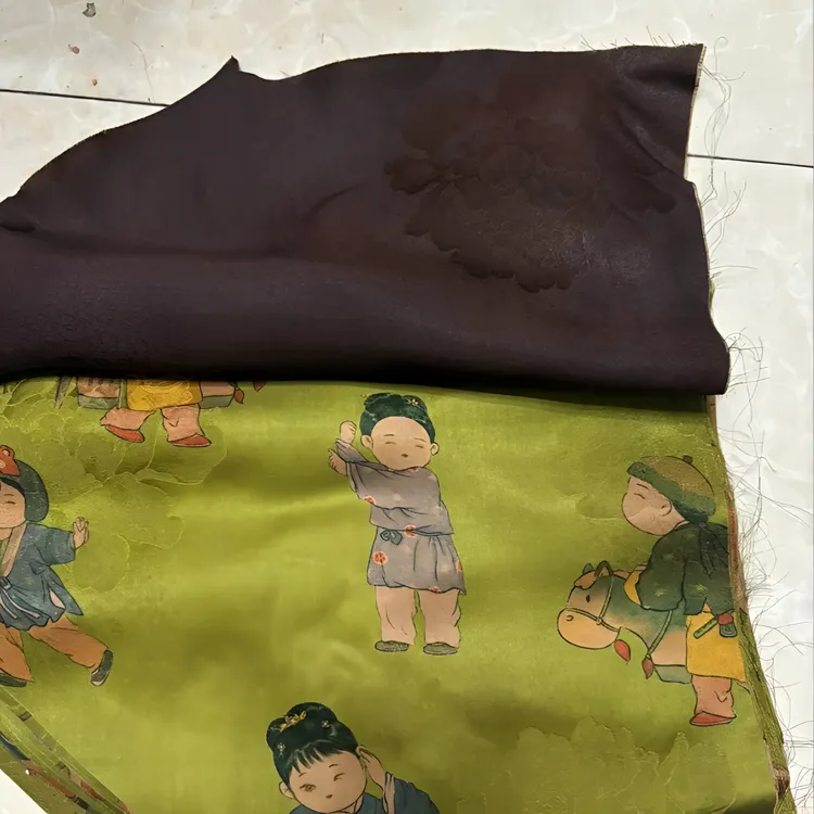 行善积德30-150不支持退货非偏远满30包邮香云纱真丝丝绸宋锦布料