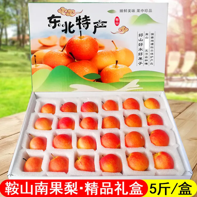 精品礼盒南国梨5斤包邮南果梨小香水梨水果辽宁鞍山特产送礼推荐