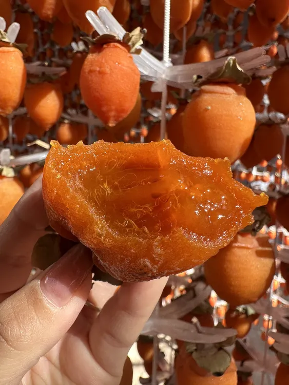 富平流心吊霜柿栟   爆浆流心