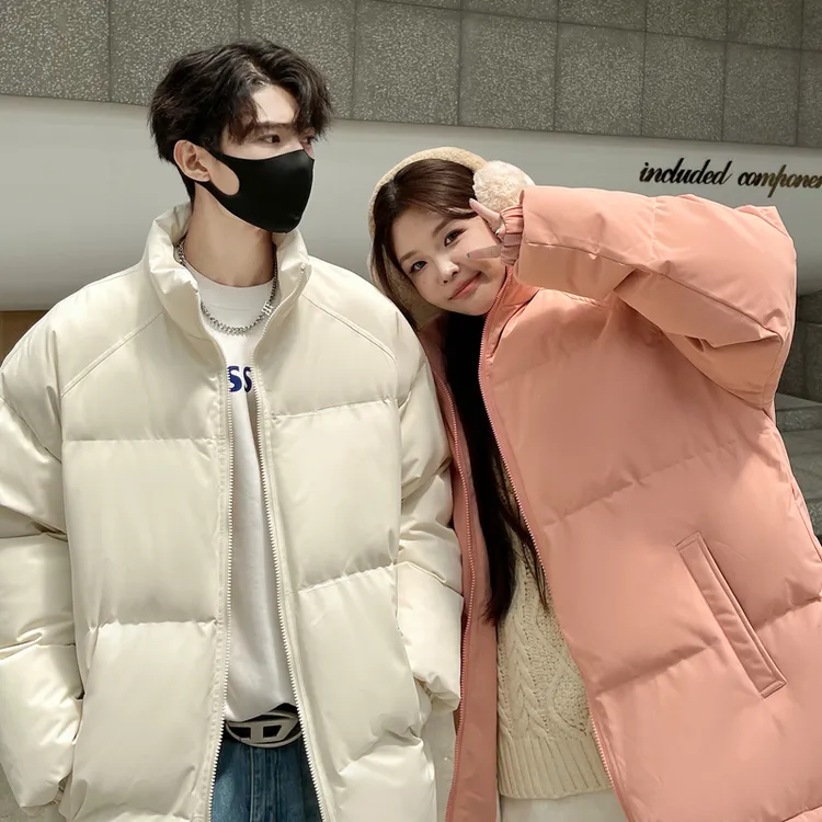 棉服棉衣棉袄2024冬季新款男女情侣潮流百搭韩版加厚保暖面包服