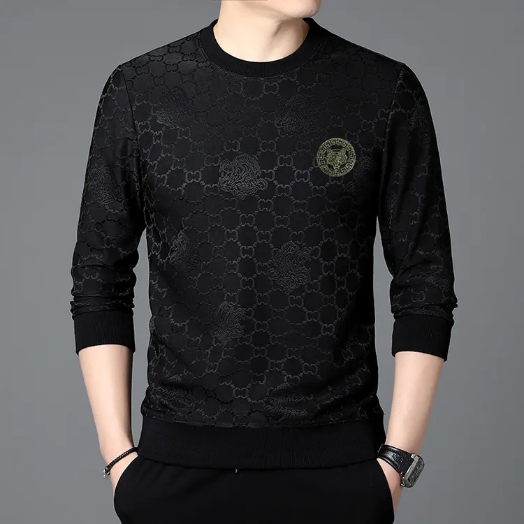 2023年春季男装卫衣圆领潮宽松型青年套头