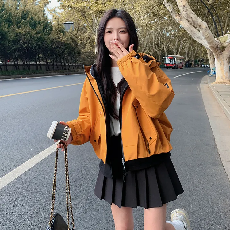 棉衣棉服现货现货户外两件套冬装打底外套女加厚保暖短外套女