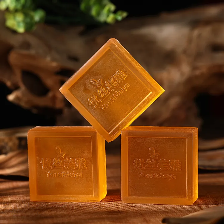 YS蜂蜜皂洗脸净螨蛋清香皂除螨手工皂洗澡沐浴精油皂