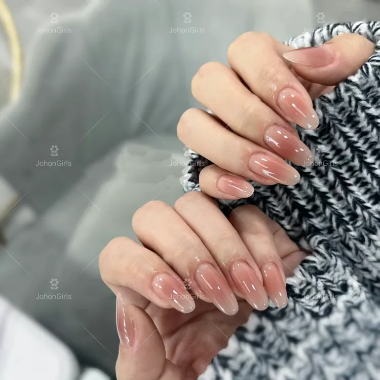 JohonGirls'/琴岛小嫚【 腮红裸色 】气质裸色腮红晕染手工穿戴甲片