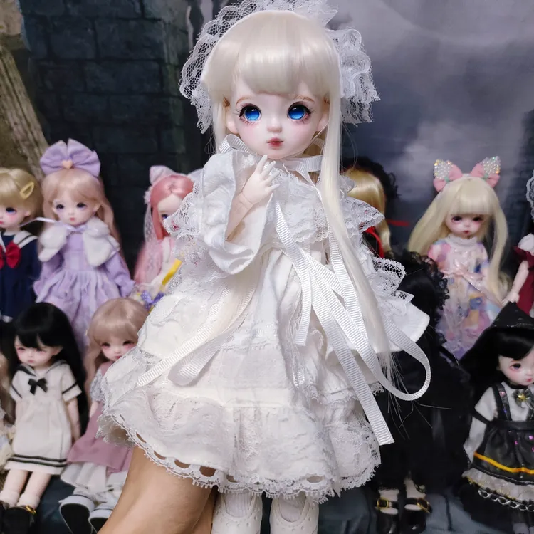 30厘米纯手绘娃娃6分关节娃娃3D女孩玩具换装洋娃娃礼物