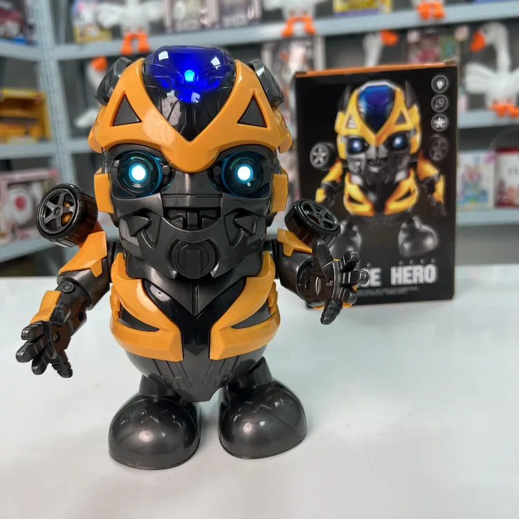 彩盒发货【黄蜂战士机器人】会唱歌跳舞男孩礼物科学实验【不送电池】