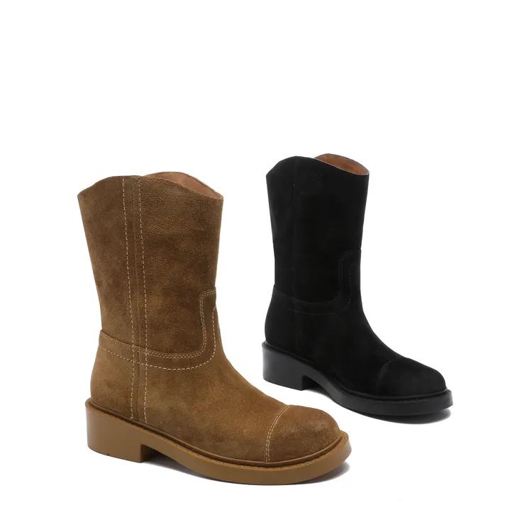 【思韵】2024年新款短靴牛反绒材质