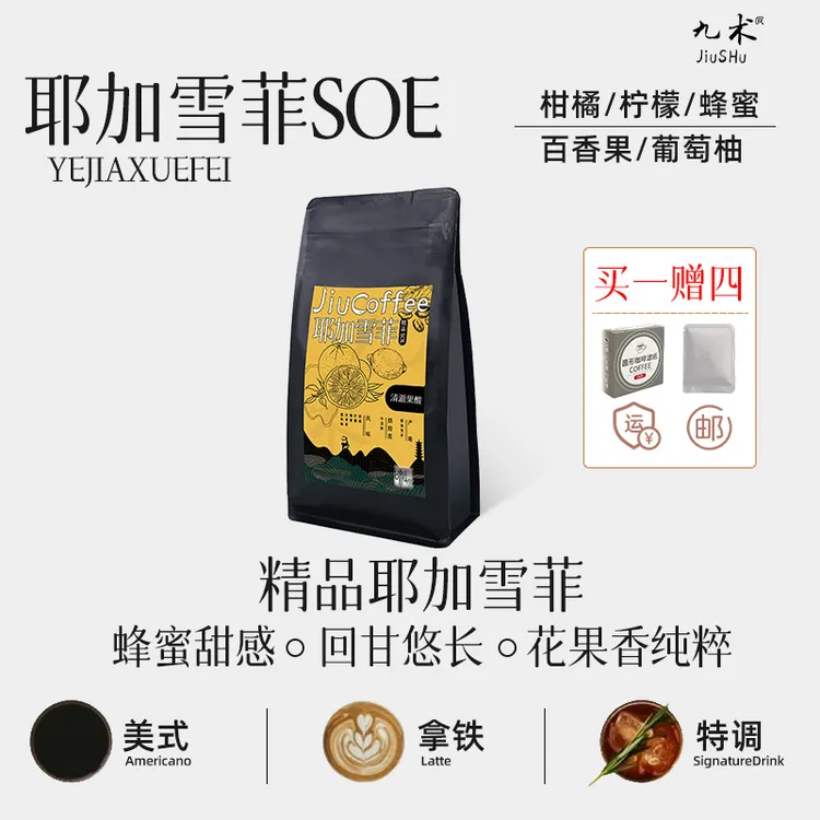 【九术】埃塞俄比亚耶加雪啡SOE咖啡豆