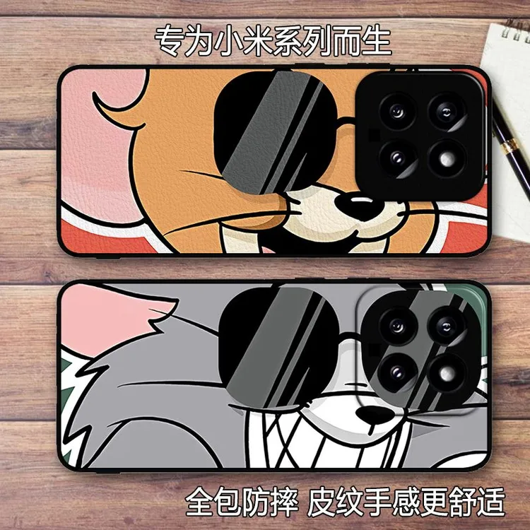 猫和老鼠适用小米15/14硅胶全包手机壳15S pro创意卡通防摔13男女