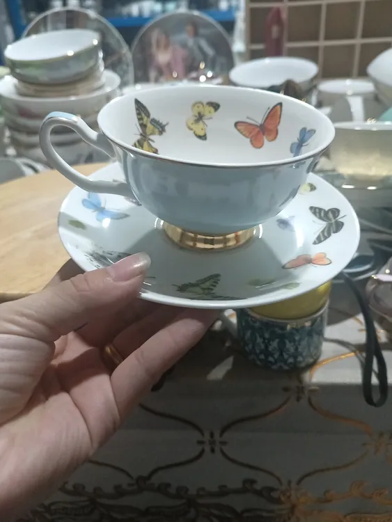 瑕疵陶瓷咖啡杯瑕疵品处理介意者慎拍180毫升