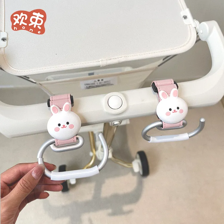 婴儿车挂钩推车专用小虎子配件遛娃神器bb车钩子黑色溜娃童车挂包