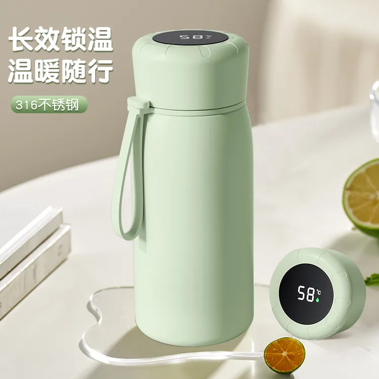 保温杯女生大容量儿童水杯高颜值学生杯子316不锈钢保温水杯显温