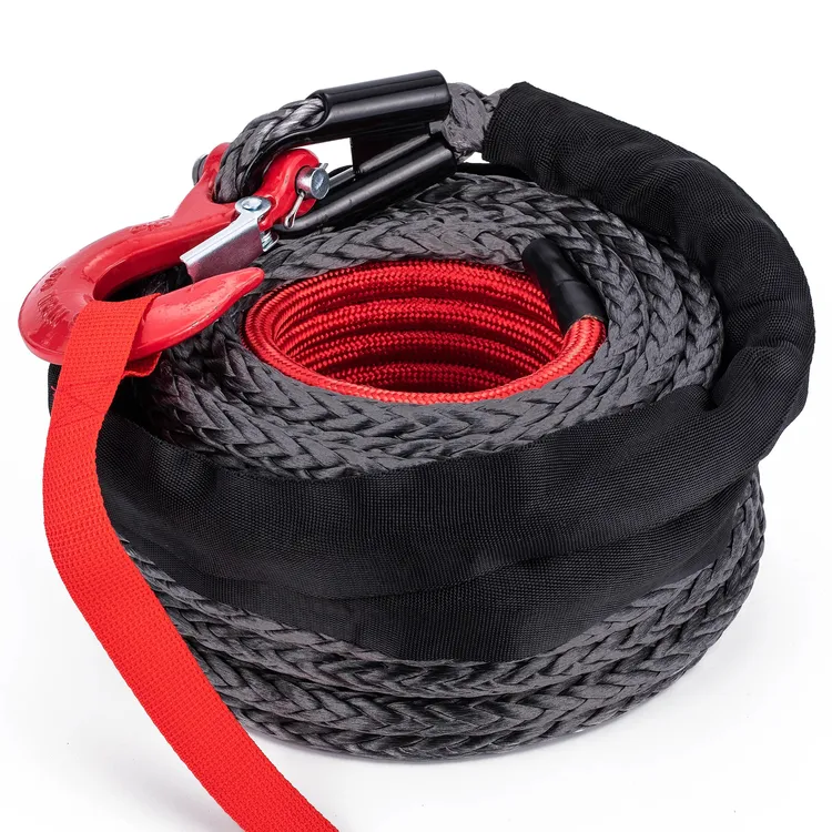 路特斯越野绞盘绳耐磨绞盘软缆救援超高分子纤维尼龙绞盘绳车载