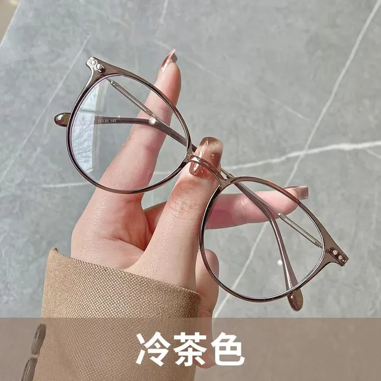 【Heather】9531学生2025小圆框眼镜女可配高度数散光超轻