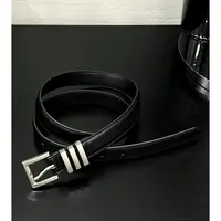 板娘福利百搭窄边头层牛皮腰带
