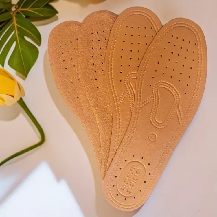 吸汗防臭牛皮猪皮鞋垫男真皮除臭透气女加厚减震运动皮鞋舒适夏季